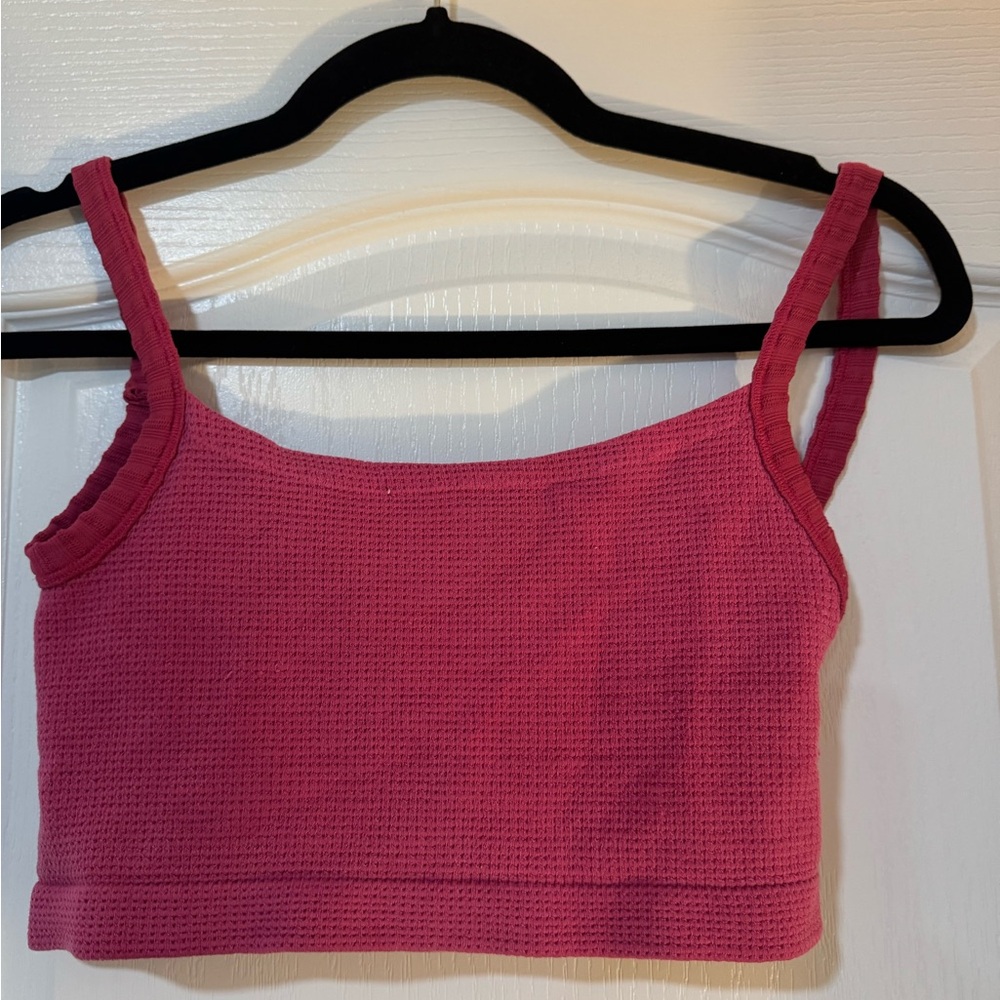 Asymmetrical pink urban outfitters top